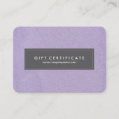 Reizender kundengerechter Geschenkgutschein Rabattkarte (Vorderseite)