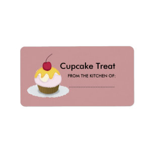 Reizender Lil Leckerei-Bonbon-kleiner Kuchen Adressaufkleber
