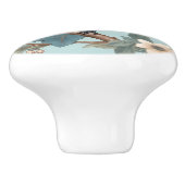 Reizender Meisen-Vogel Keramikknauf (Seitenansicht)