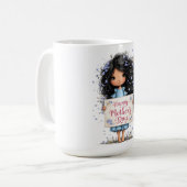 Reizender Muttertags-Nachrichtenbecher Kaffeetasse (Vorderseite Links)