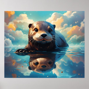 Reizender Otter Poster