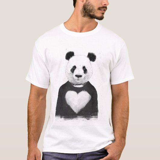 Reizender Panda T-Shirt (Vorderseite)