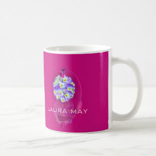 Reizender Pansy-Zerstäuber Kaffeetasse