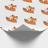 Reizender roter Fuchs Geschenkpapier (Ecke)