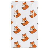 Reizender roter Fuchs Kleine Geschenktüte (Vorderseite)