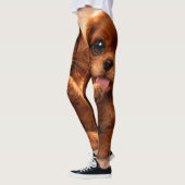 Reizender Ruby Cavalier Spaniel Leggings (Links)
