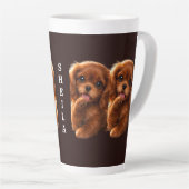 Reizender Ruby Cavalier Spaniel Milchtasse (Rechte Ecke)
