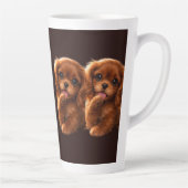 Reizender Ruby Cavalier Spaniel Milchtasse (Rechts)