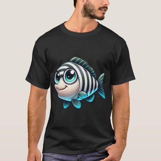 Reizender Streifenbarsch T-Shirt (Vorderseite)