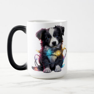 REIZENDER WEIHNACHTS-BORDER-COLLIE-HUND VERWANDLUNGSTASSE