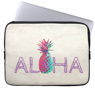 Reizendes Aloha Hawaiianische Ananas Laptopschutzhülle