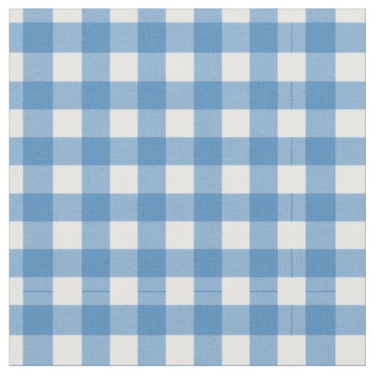 Reizendes blaues Gingham Stoff (Nahaufnahme)