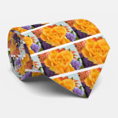 REIZENDES BLUMEN KRAWATTE (Gerollt)