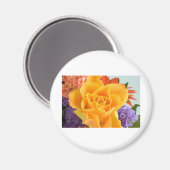 REIZENDES BLUMEN MAGNET (Vorderseite/Rückseite)