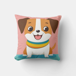 Reizendes Cartoon-Hundegeschenk für Hundeliebhaber Kissen