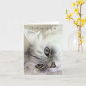 Reizendes Denken an Sie (leere Anmerkungs-Karte) Karte (Gelbe Blume)