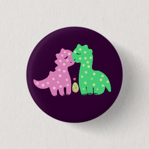 "Reizendes Dinos" Knopf Button