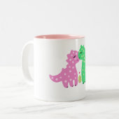 "Reizendes Dinos" Tasse (Vorderseite Links)