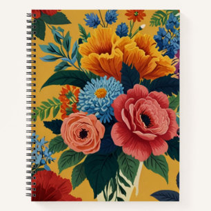 Reizendes Florales Notizblock