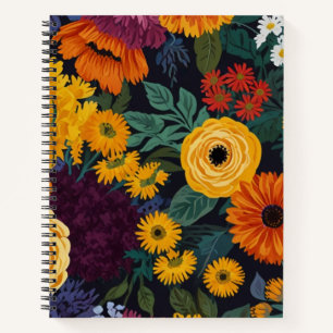 Reizendes Florales Notizblock
