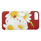 Reizendes Gänseblümchen und Marienkäfer iPhone 7 Case-Mate iPhone Hülle (Rückseite (Horizontal))