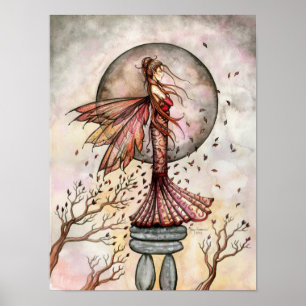Reizendes Herbstfee-Poster von Molly Harrison Poster