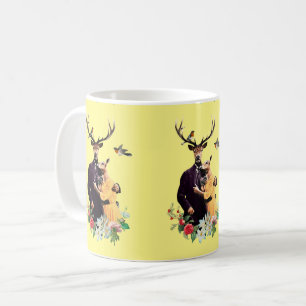 Reizendes Hirschpaar Kaffeetasse