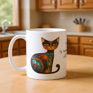 Reizendes "Ich habe etwas vom Tisch gestoßen" Gesi Kaffeetasse