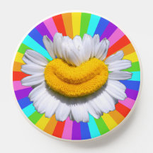 Reizendes Kamillen-Lächeln-Regenbogen-Aura