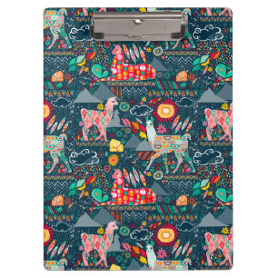 Reizendes Lama-Klemmbrett Klemmbrett