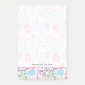 Reizendes Muster mit bunten Blumen Post-it Klebezettel (Vorderseite)