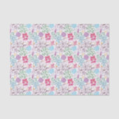 Reizendes Muster mit bunten Blumen Seidenpapier (Vorderseite)