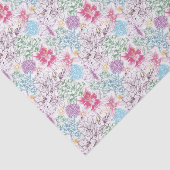 Reizendes Muster mit bunten Blumen Seidenpapier (Ausschnitt)