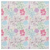 Reizendes Muster mit bunten Blumen Stoff (Muster)