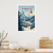 Reizendes Myrkdalen-Skiplakat 1 Poster (Küche)