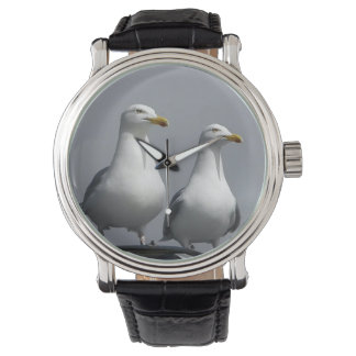 Reizendes Paar Herr und Frau Gully Seagull Express Armbanduhr