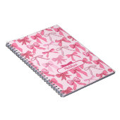 Reizendes rosa Bogenmuster Notizblock (Rechte Seite)