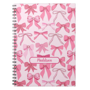 Reizendes rosa Bogenmuster Notizblock