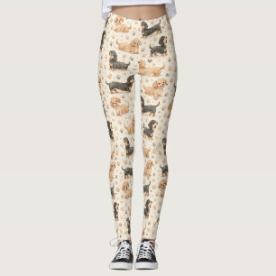 Reizendes Welpen-Wasserfarbmuster (1) Leggings