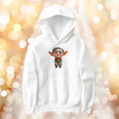 Reiziger Vater Weihnachts-Elf-Junge Hoodie