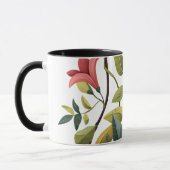 Reizvolle Blumenprint-Kaffeetasse Tasse (Links)