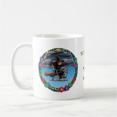 Reizvolle Hexenpilotin Kaffeetasse (Links)