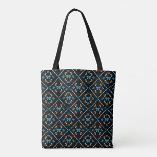 Reizvolle Koketten-Schleifen-Geometriefliese schwa Tasche