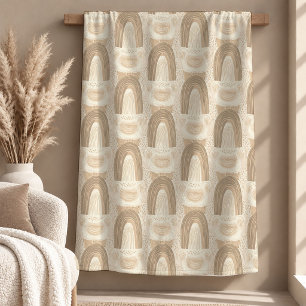 Reizvolle neutrale Regenbogenformen Cozy Blanket D Fleecedecke