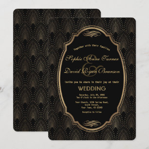 Reizvolle Roaring Twenties Great Gatsby Art Deco H Einladung