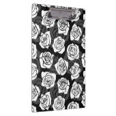 Reizvolle Vintage-Schwarze Rosen und weiße Rosen Klemmbrett (Rechts)