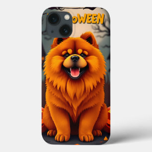 Reizvoller Chow-Chow-Hund feiert Halloween Case-Mate iPhone Hülle