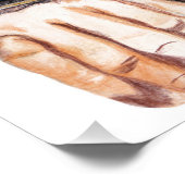 Reizvoller Schimpanse Poster (Ecke)