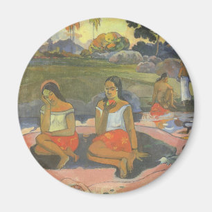 Reizvoller Schlummer von Paul Gauguin, Vintage Art Magnet