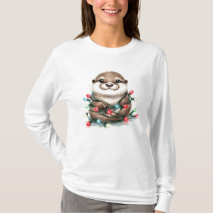 Reizvoller Weihnachtsotter T-Shirt